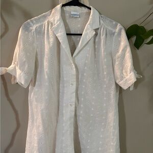 Vintage Levi's Cream Eyelet Blouse